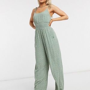American Eagle Floral Jumpsuit